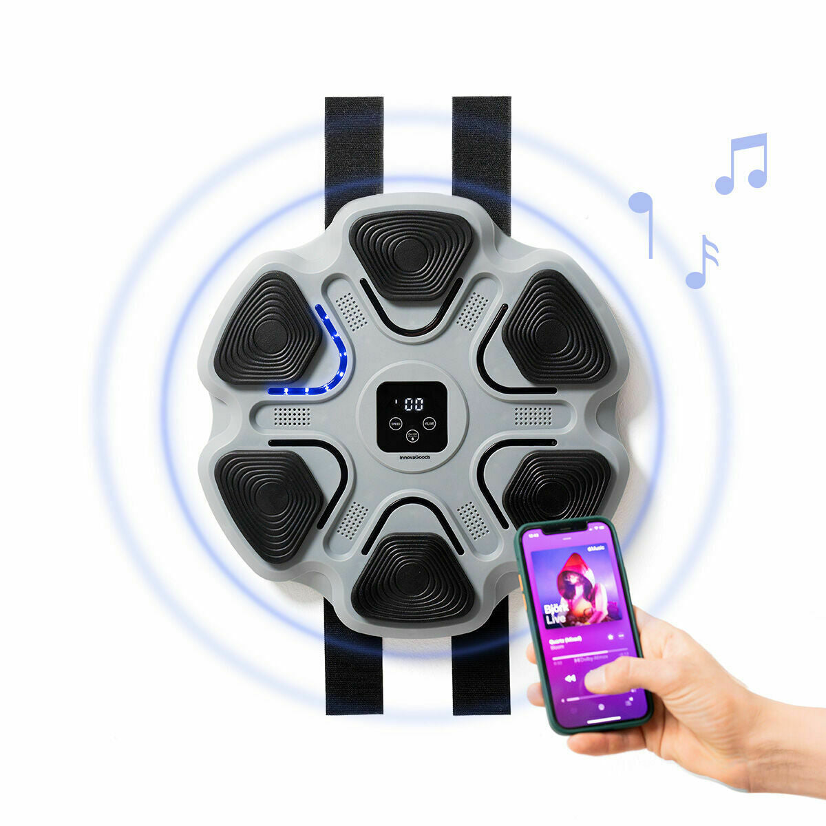 Innovagoods Oplaadbare Muziek-Boksmachine Beatfist Innovagoods