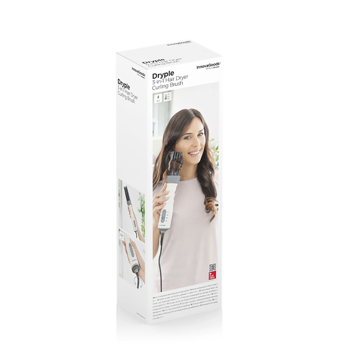 Innovagoods 3-In-1 Droog-, Stijl- En Krulborstel Dryple Innovagoods 550 W