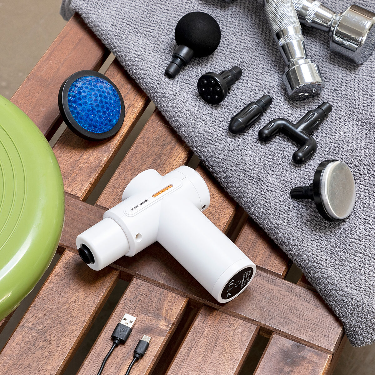 Innovagoods Warm & Koud Massagepistool Voor Spieren Hokgun Innovagoods