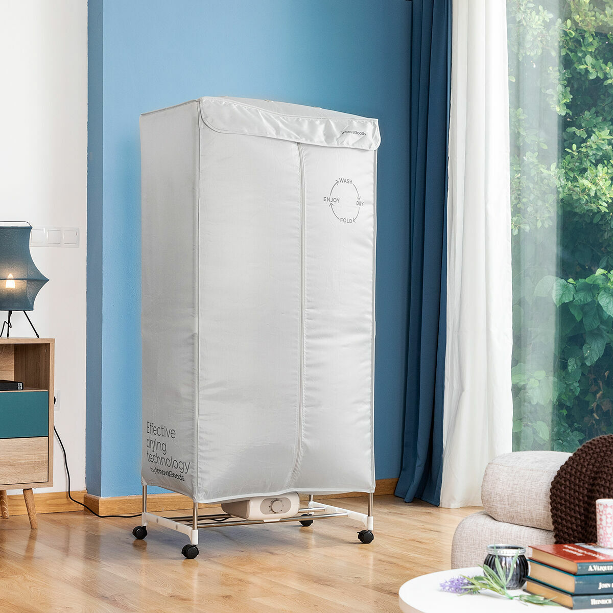 Innovagoods Draagbare Elektrische Droger Met 2 Niveaus Dupledry Innovagoods 1200 W