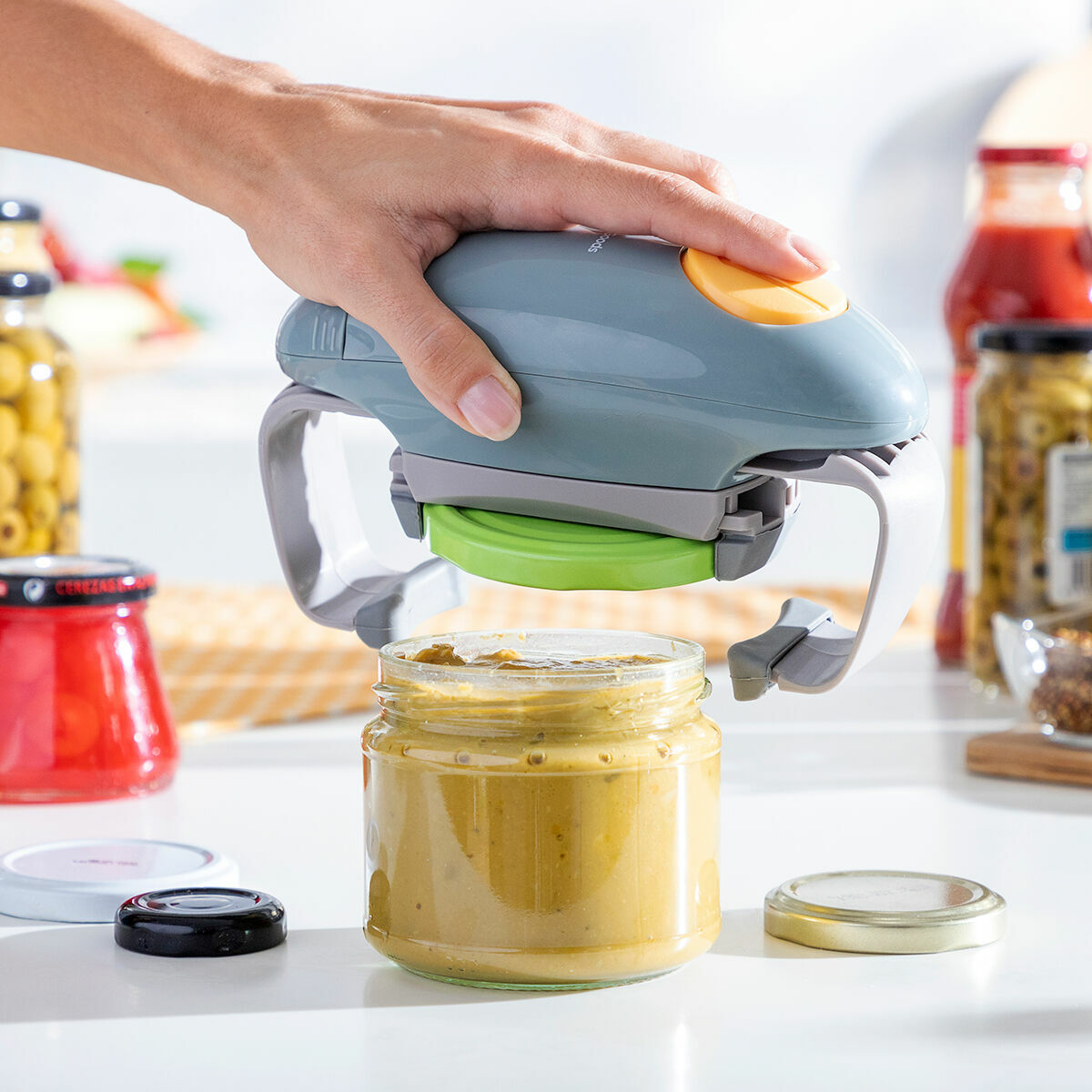 Innovagoods Elektrische Potten- En Bokaalopener Lloucan Innovagoods