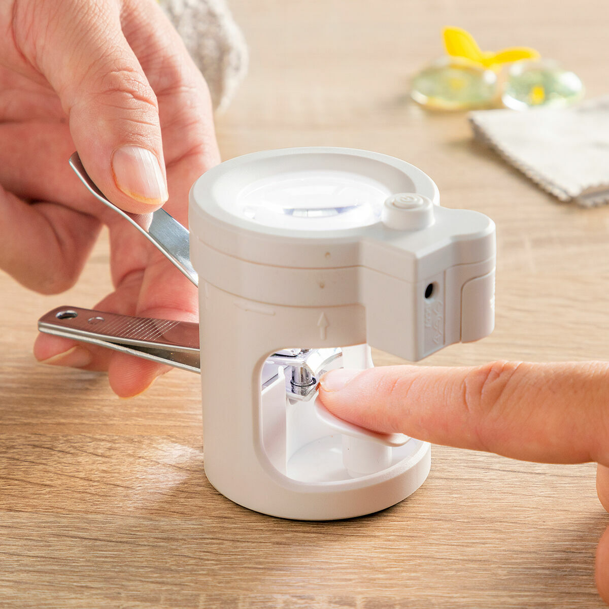 Innovagoods Nagelknipper Met Ledverlichting, Vergrootglas En Vijl Clail Innovagoods