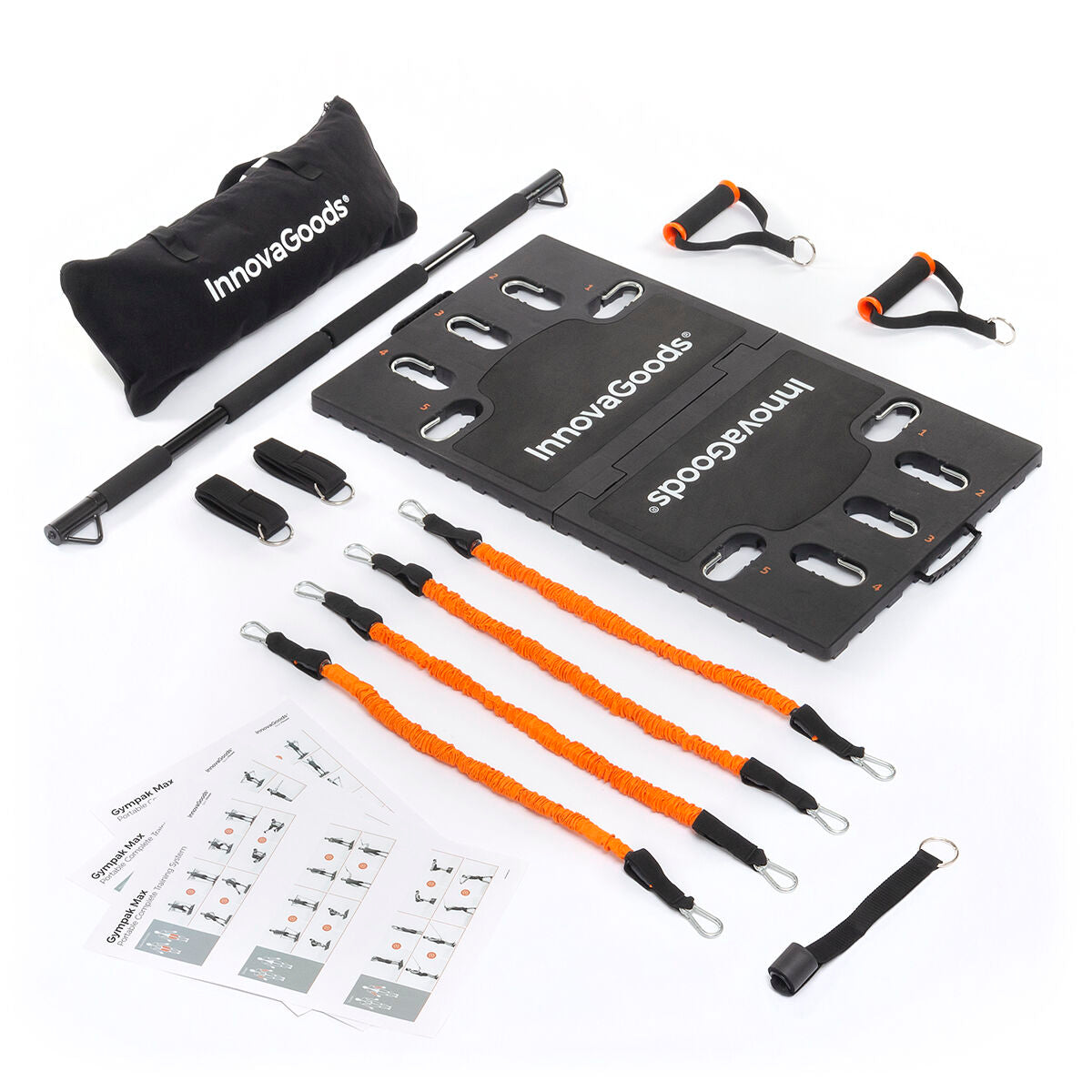 Innovagoods Uitgebreid Draagbaar Trainingssysteem Met Oefeningengids Gympak Max Innovagoods