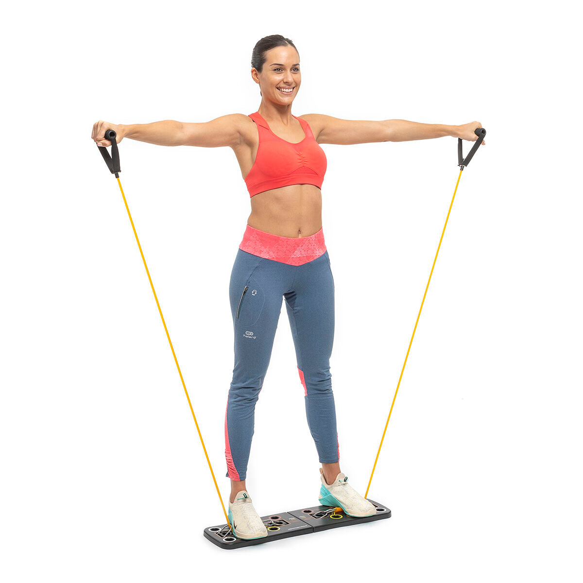 Innovagoods Push-Up Board Met Weerstandsbanden En Trainingsgids Pulsher Innovagoods