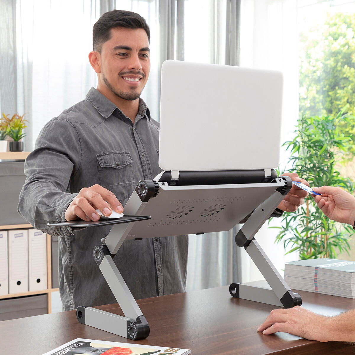 Innovagoods Aanpasbare Multi-Positie Laptoptafel Omnible Innovagoods