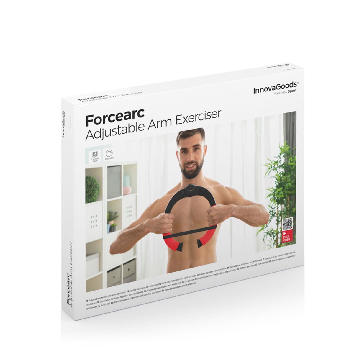 Innovagoods Aanpasbare Armtrainer Met Weerstand En Trainingsgids Forcearc Innovagoods
