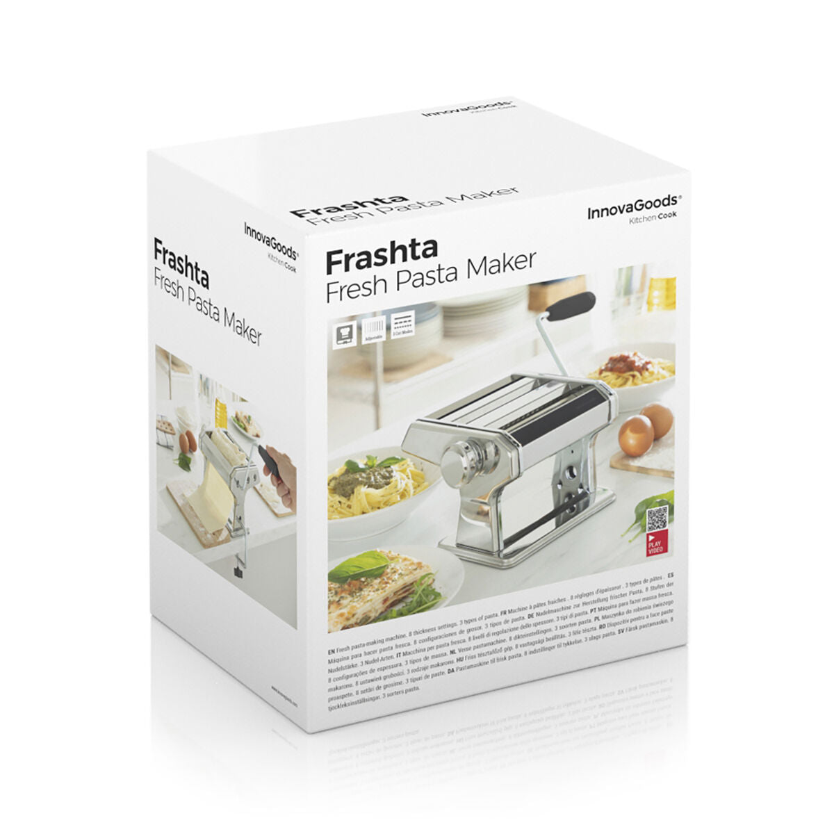 Innovagoods Machine Voor Het Maken Van Verse Pasta Met Recepten Frashta Innovagoods