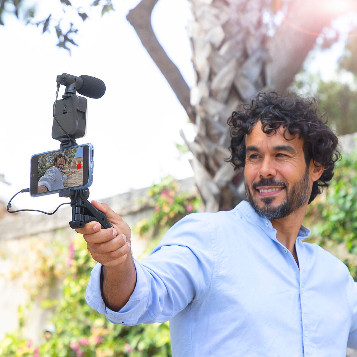 Innovagoods Vloggingset Met Lamp, Microfoon En Afstandsbediening Plodni Innovagoods 6 Onderdelen