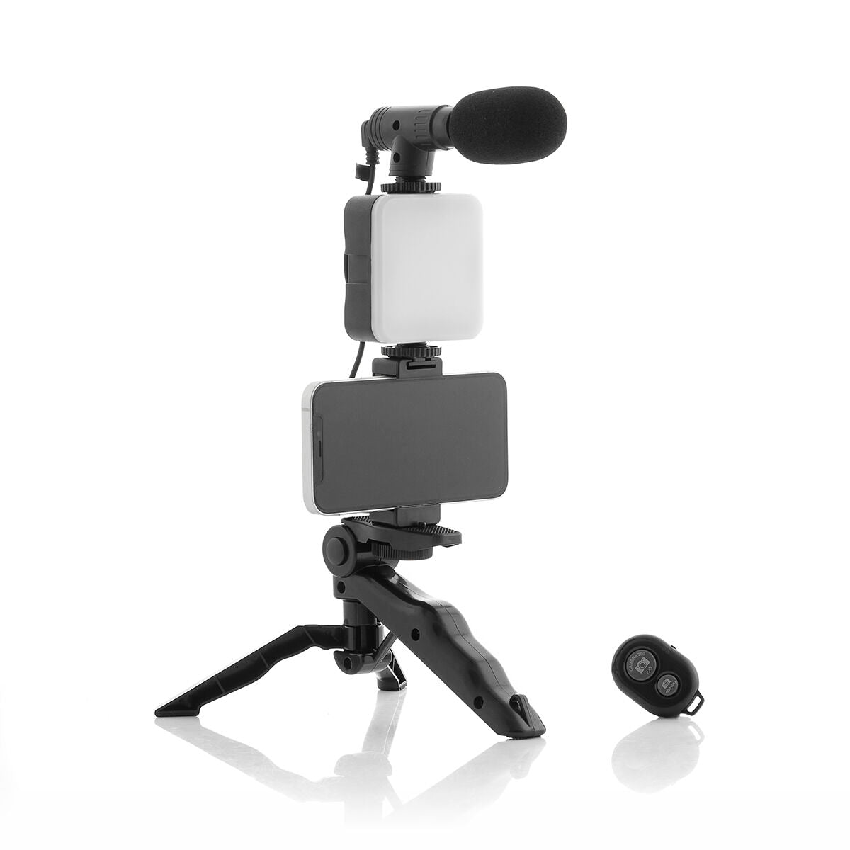 Innovagoods Vloggingset Met Lamp, Microfoon En Afstandsbediening Plodni Innovagoods 6 Onderdelen