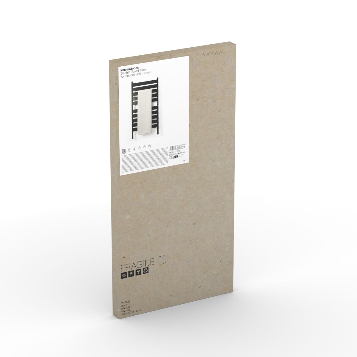 Innovagoods Elektrische Wand Of Vloer Handdoekrail Towarall Innovagoods 10 Stangen