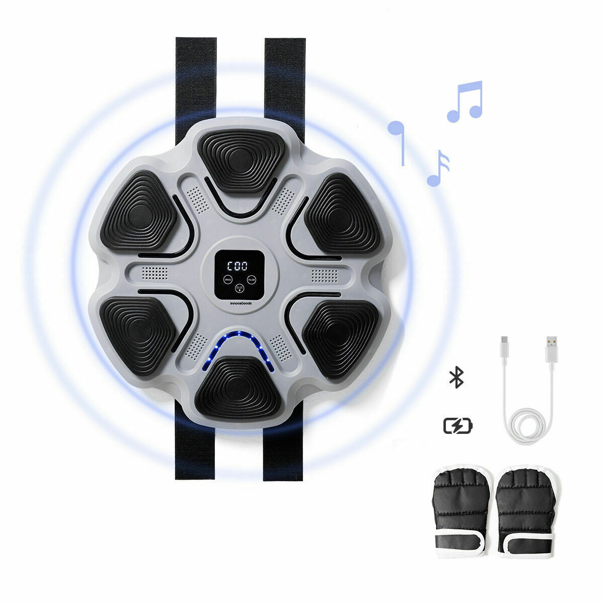 Innovagoods Oplaadbare Muziek-Boksmachine Beatfist Innovagoods